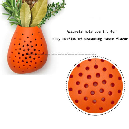 Creative Chicken Leg Shape Silicone Herb and Spice Infuser 6