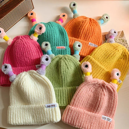 Glowing Little Monster Knit Hat 6