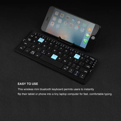 Mini Foldable Bluetooth Keyboard with Magnetic Stand 6