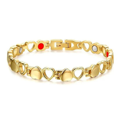 Cordate Ion Lymphatic Therapeutic Titanium Bracelet 6