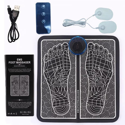 EMS Foot Massage Mat with Acupoints Stimulator 7