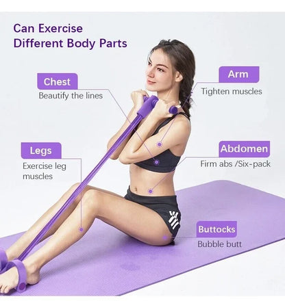 Multifunctional Pedal Resistance Elastic sit-up Bands 7