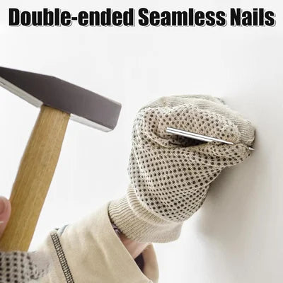 Double-Head Skirting Thread Seamless Nails (100 Pcs) 6
