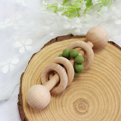 Personalised Wooden Rattle 7