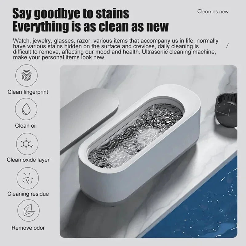 Portable Ultrasonic Multi-Function Cleaner for All Jewellery 7