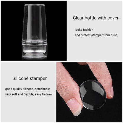 Nailtip styling Nail Art Jelly Stamp 7
