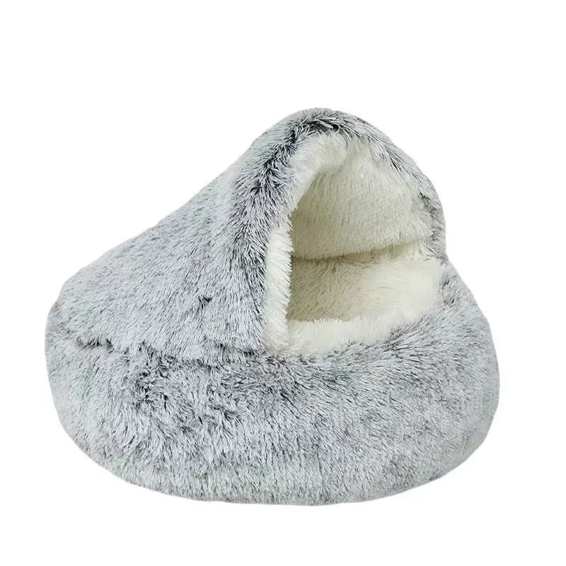 Cozy Cocoon Plush Pet Bed 7