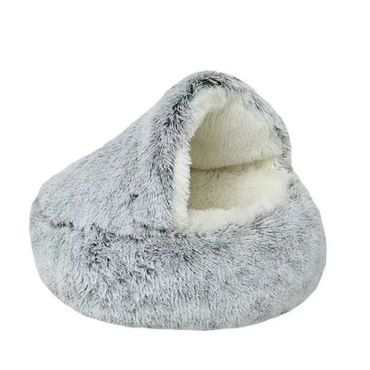 Cozy Cocoon Plush Pet Bed 7