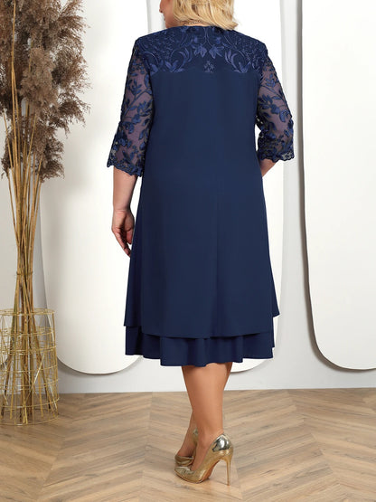 Sheer Breeze Layered Lace Dress 7