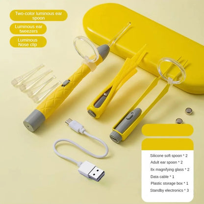 Luminous Ear Spoon Set Ear Wax Remover 7