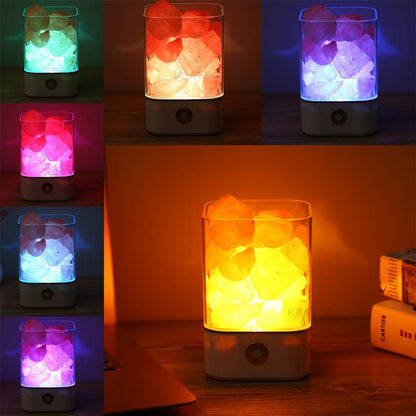 USB Himalayan salt led lamp 7