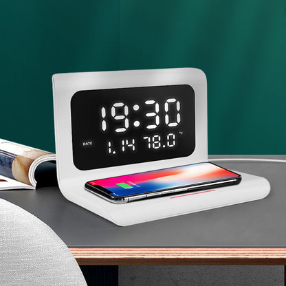 3 in 1 Multifunction Wireless Charging Clock 7