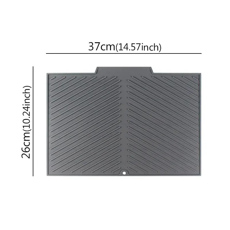 Sloped Silicone Draining Mat – Heat-Proof & Non-Slip 7