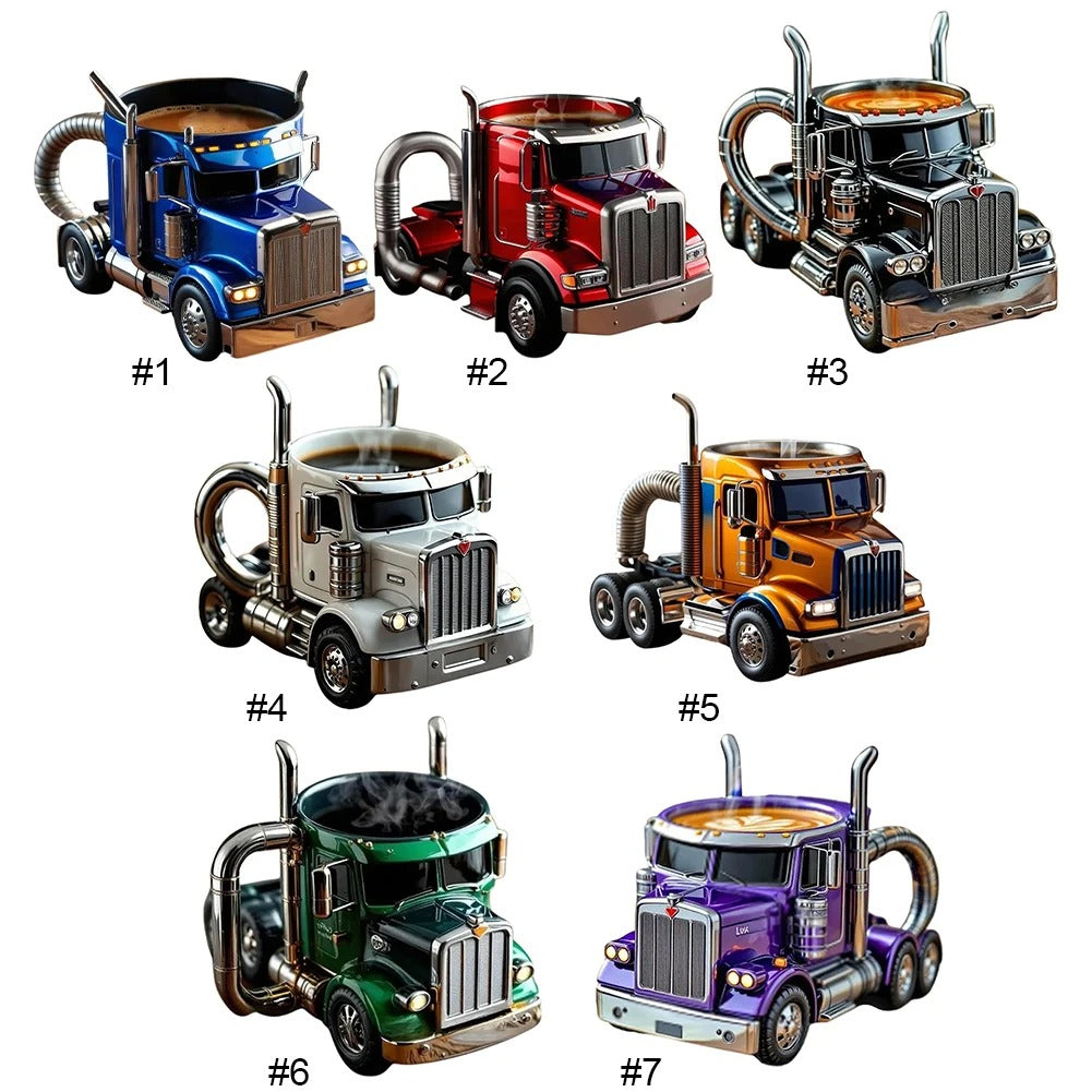 Semi Truck Coffee Mug 7