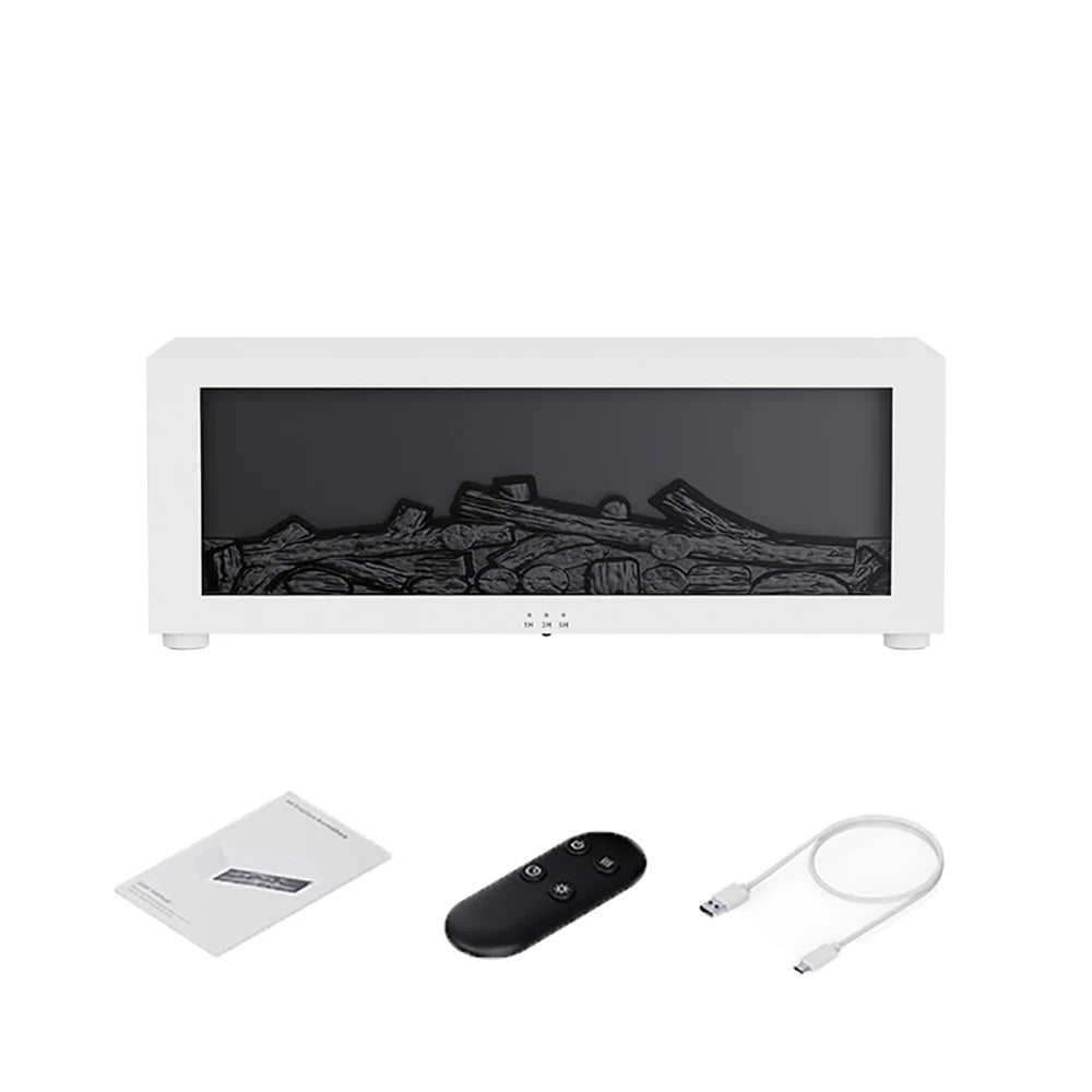 Flame Aroma Humidifier – Essential Oil Diffuseur & Night Light 7