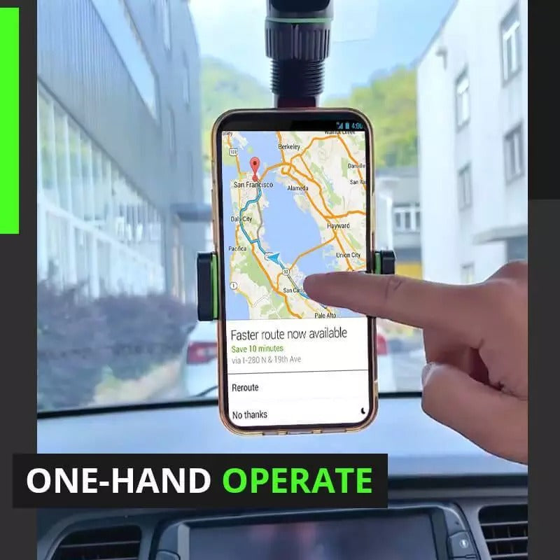 Multifunctional Rearview Mirror Phone Holder 7