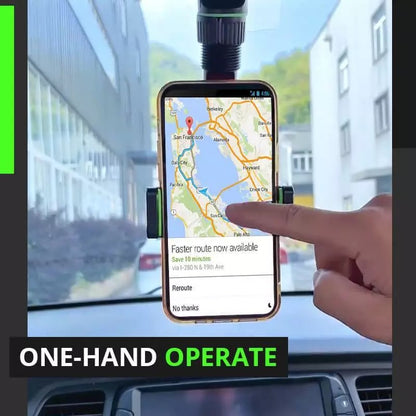Multifunctional Rearview Mirror Phone Holder 7