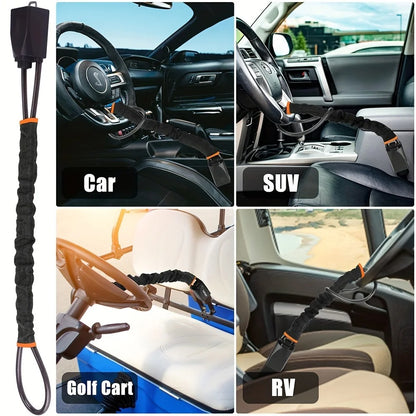 Heavy-Duty Steering Wheel & Gear Shift Anti-Theft Lock 7