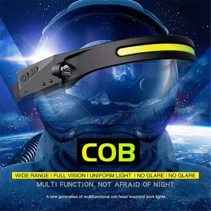 Wide Range Wave Sensor LED Headlamp 7