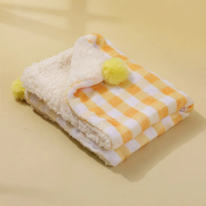 Cozy Checkered Pet Blanket 7