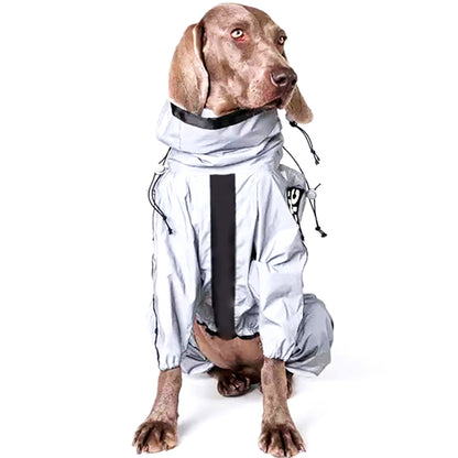 Reflective All-Weather Waterproof Dog Rain Coat 7