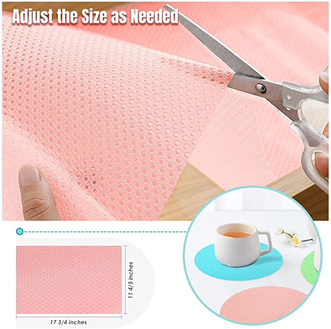 Antibacterial Moisture-proof Refrigerator Shelves Mats (4pcs) 7