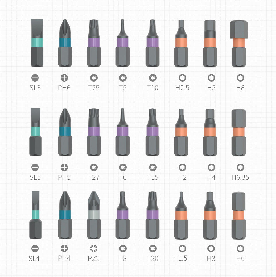 24 in 1 Ratchet Screwdriver Set 7