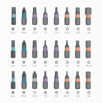 24 in 1 Ratchet Screwdriver Set 7