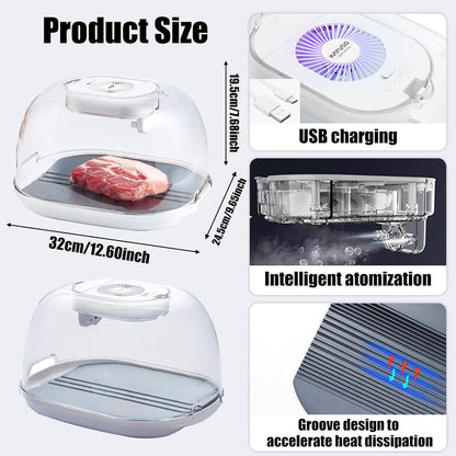 2 in 1 Defrosting Box with HDF Aluminum Thawing Plate 7