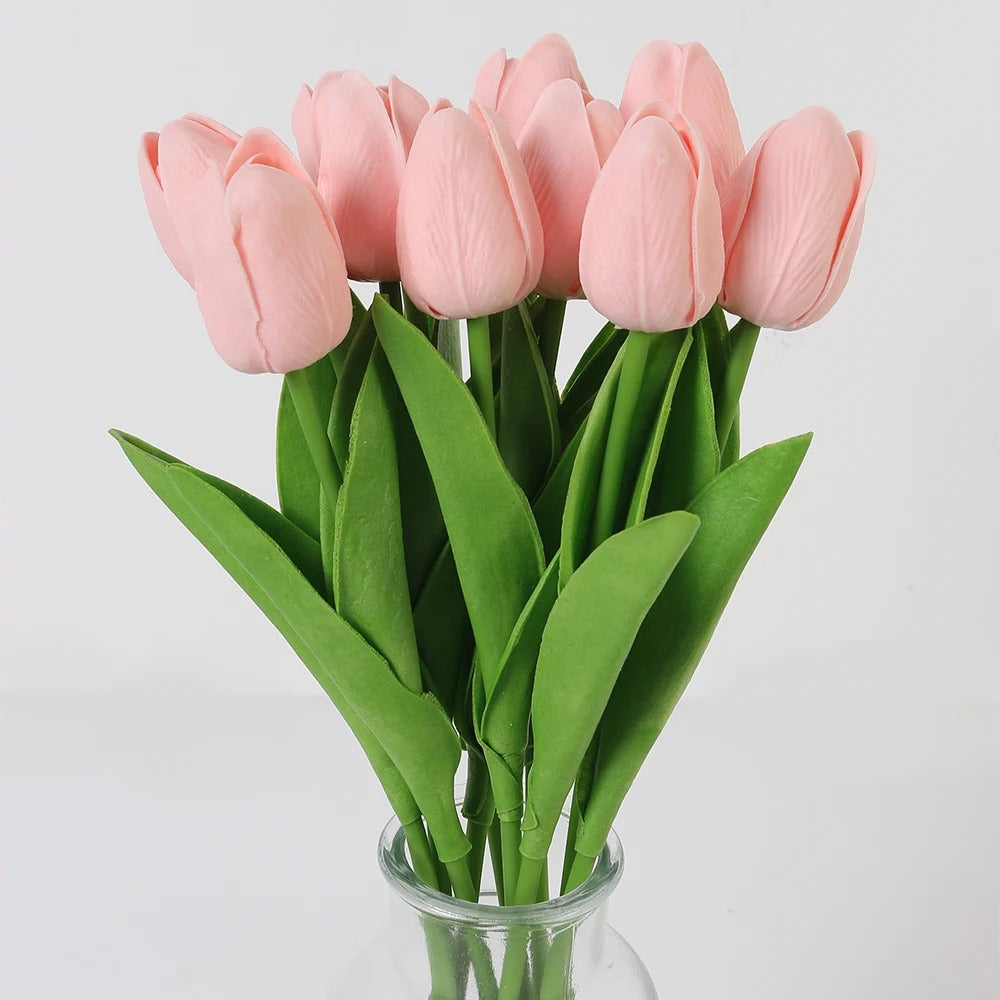 Real Touch Faux Tulips-10PCS 7