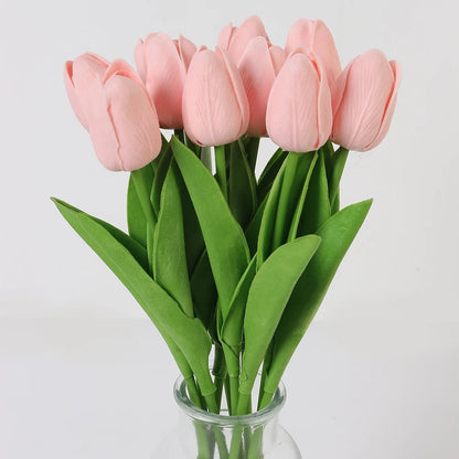 Real Touch Faux Tulips-10PCS 7
