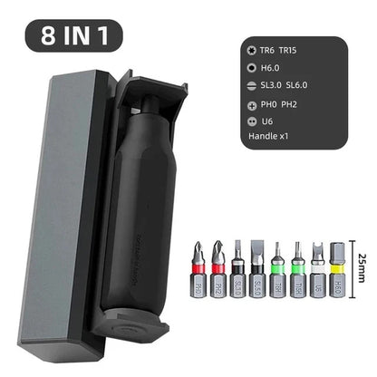 Rechargeable Precision 2 Gears Torque Power Screwdriver Set 7