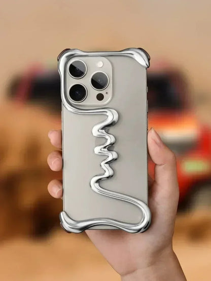 Luxury Metal Frameless Phone Case 7