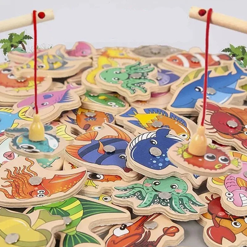 Montessori Fishing Game-51PCS No Bucket 7