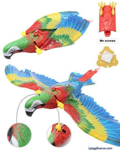 Interactive Bird Simulation Hanging Cat Toy 7