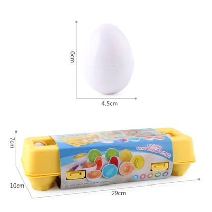 Baby Learning Color & Shapes Matching Egg Toy 7