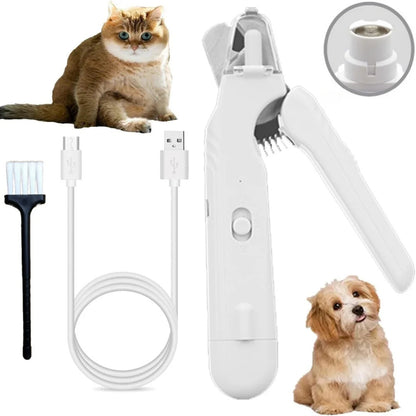 Quiet LED Pet Nail Groomer – Gentle Clippers & Grinder for Dogs and Cats of All Sizes 7