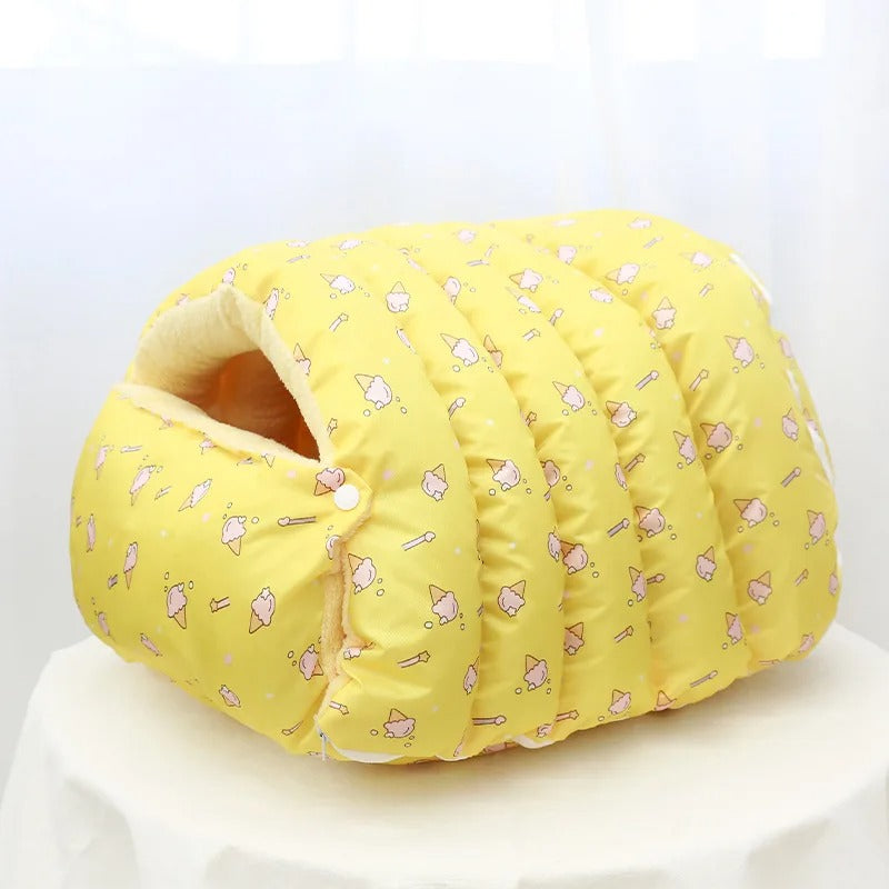 SnuggleNest Plush Pet Cave Bed 7