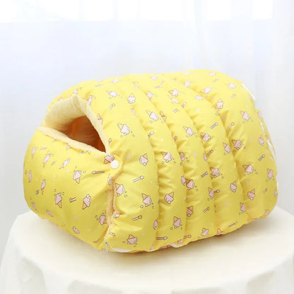 SnuggleNest Plush Pet Cave Bed 7