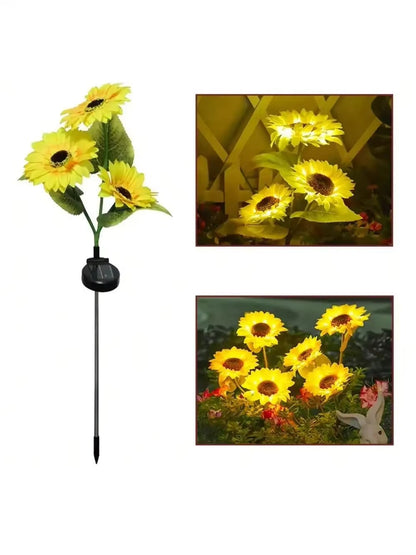 SunGlow Solar Sunflower Garden Lights 7