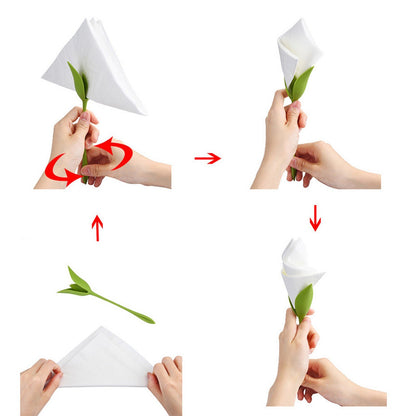 Bloom Napkin Holder -8Pcs 7