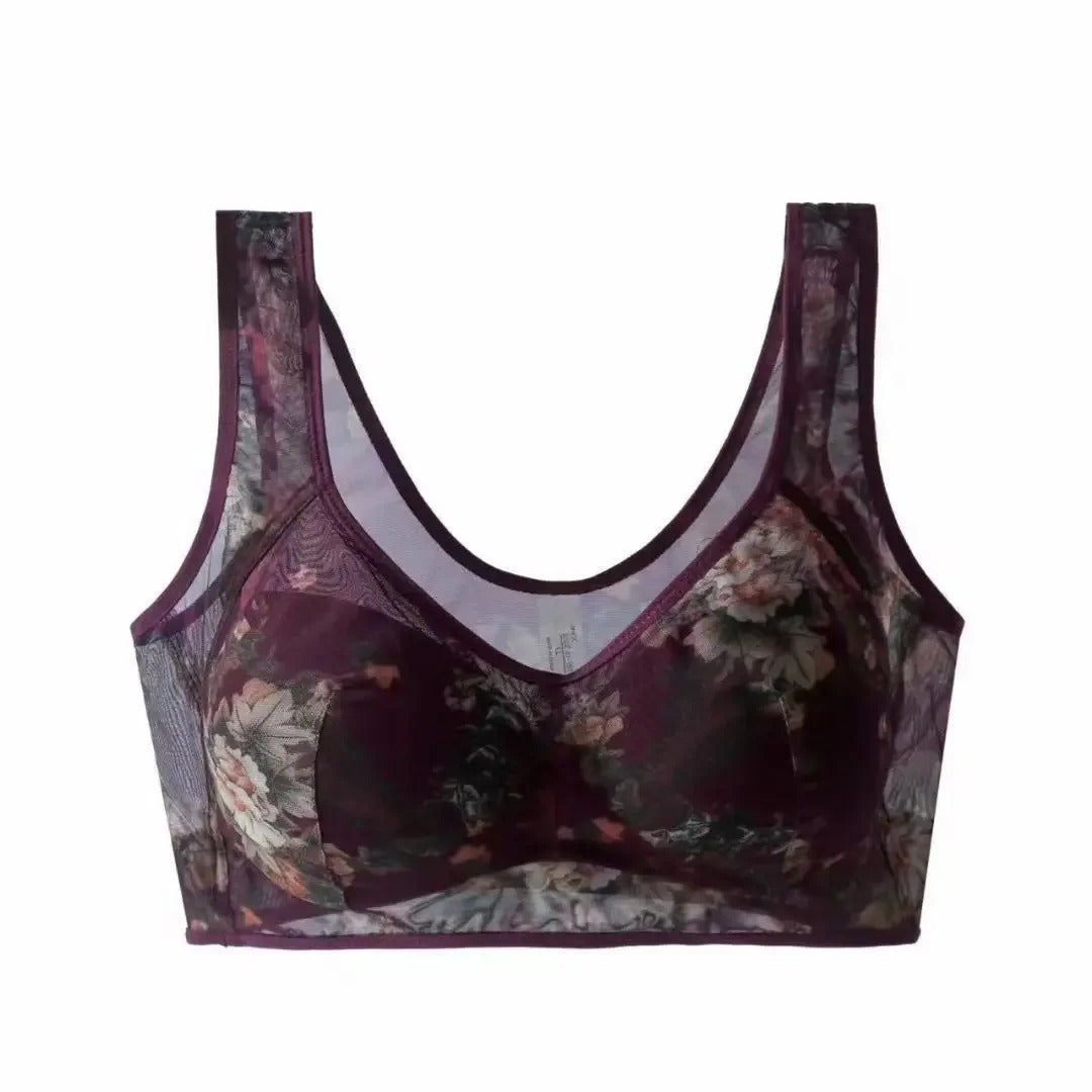 Ice Silk Lace Cooling Comfort Bra 7