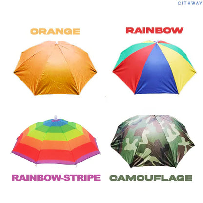 Outdoor Sun Protection Umbrella Hat 7