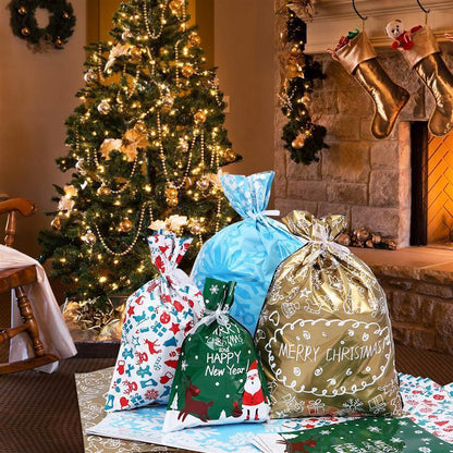 Drawstring Christmas Gift Bags 7