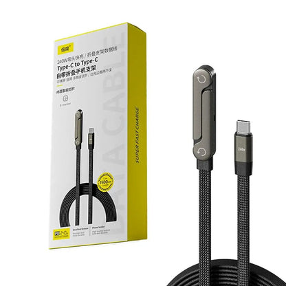 FlexCharge 2-in-1 Fast Charging Cable & Phone Stand 7