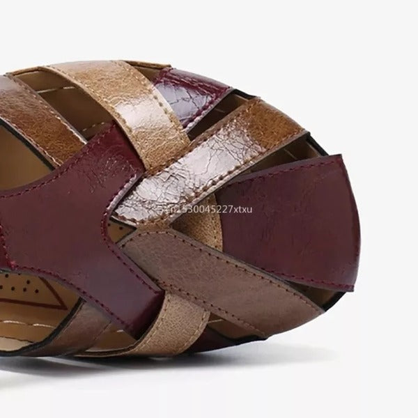 Retro Round Toe Sandals 7