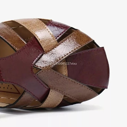 Retro Round Toe Sandals 7
