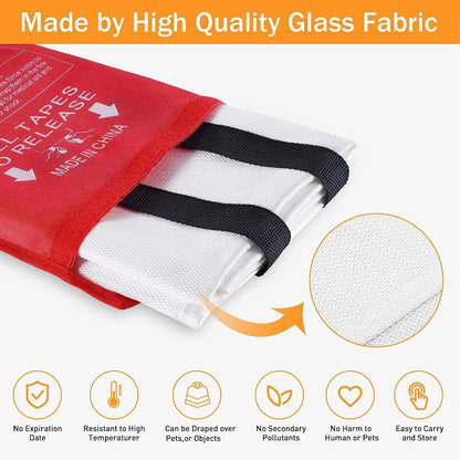 Fiberglass Emergency Fire Blanket 7
