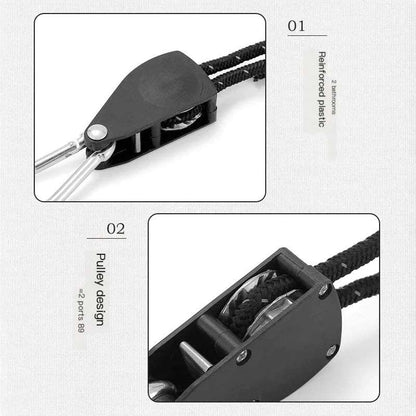 Adjustable Camping Rope Pulley 7