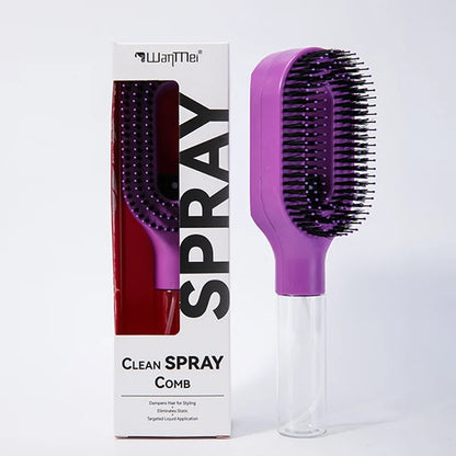 HydraMist U-Shape Spray Hair Brush 7